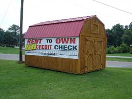 10x16 Lofted Barn