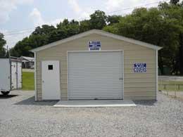 20x26 Garage with verticle roof