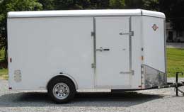 6x12 Drop-axle Motorcycle Trailer